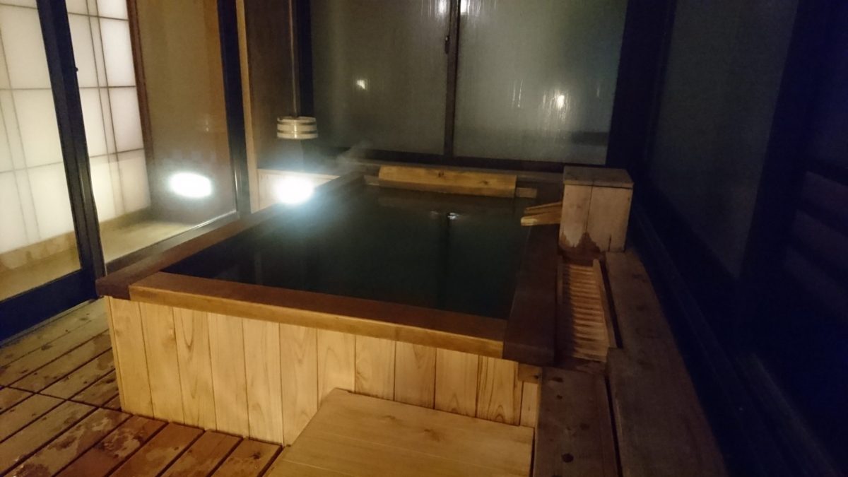 緑翠亭ホテル景水の貸切半露天風呂『星の湯』を体験してみた！